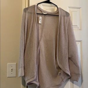 NWT Aeropostale tan cardigan XL